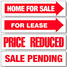 Real Estate Sign Riders