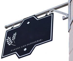 bakery aluminum signs