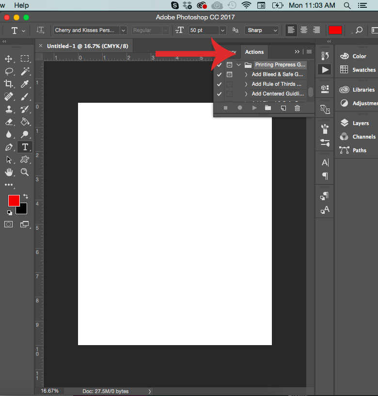 download bleed and safe guidelines action set for photoshop