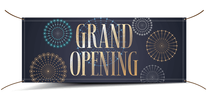 grand opening banner