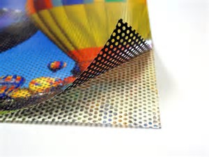 Perforated Window Signs