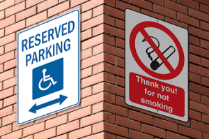 Aluminum signs