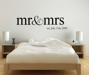 bedroom wall stickers