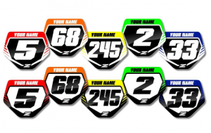 Custom Number Plate Graphics & Backgrounds | Top Decals and Stickers