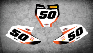 Custom Number Plate Graphics & Backgrounds | Top Decals and Stickers